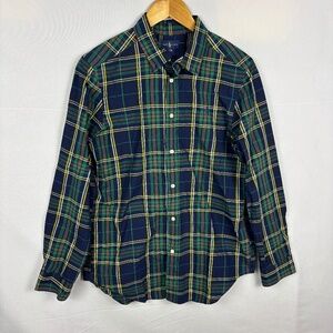 Ralph Lauren Boys Long sleeve Button Up Shirt Sz XL (18-20) Preppy Classic Navy